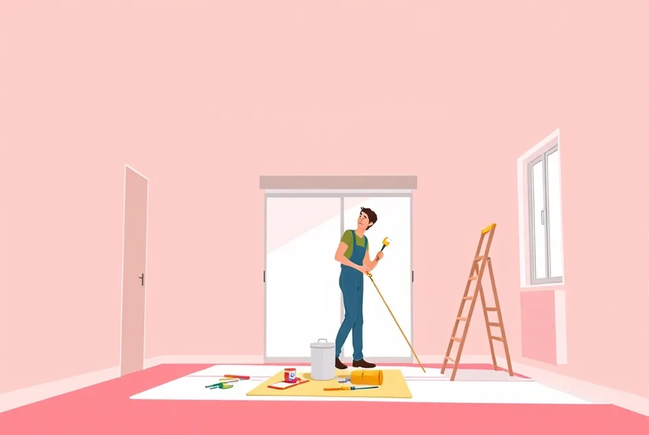 Intérieur rénové après travaux de peinture à Montaigu-Vendée